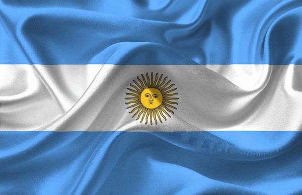 Флаг Аргентины.